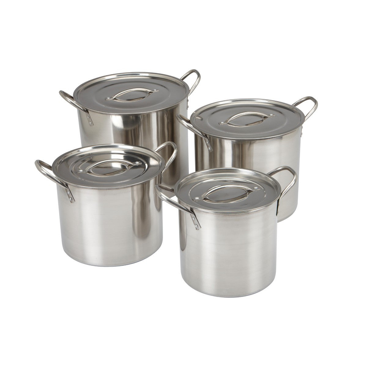 4 SETS ALUMINUM STOCK POT

