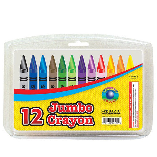 BAZIC 48 Ct. Premium Quality Color Crayons