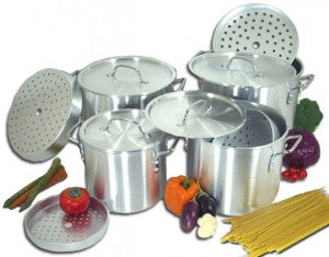 15 pcs stock pot set  WITH Steamer ( 20QT , 24QT , 32QT , 40QT, 50QT )