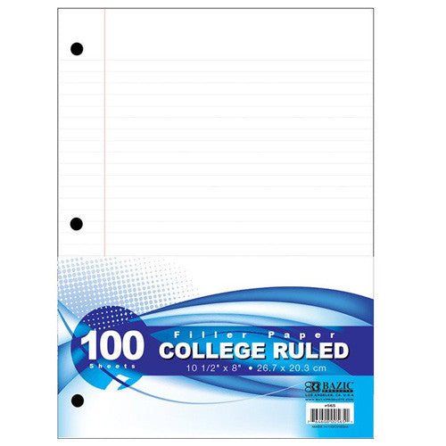 C/R 100 ct. Filler Paper