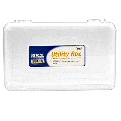 BAZIC Clear Multipurpose Utility Box