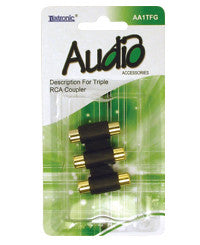 AA1TFG-Triple RCA Coupler