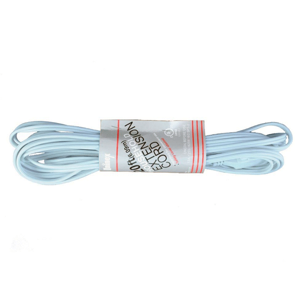 20FT HOUSEHOLD APPLIANCE CORD (WHITE)