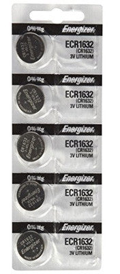 Energizer CR1632 130mAh 3V Lithium (LiMNO2) Coin Cell Battery