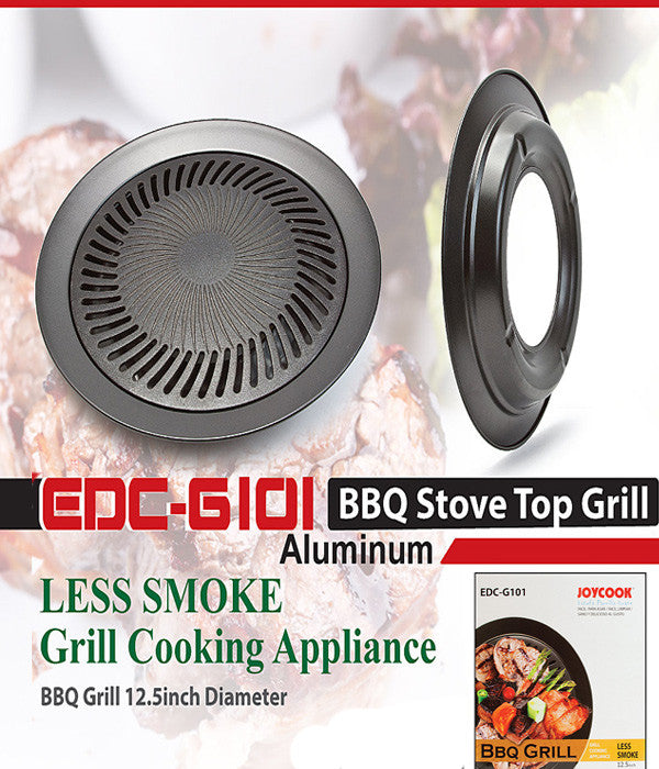 EDCG101 -  PORTABLE STOVE TOP ALUMINUM GRILL 