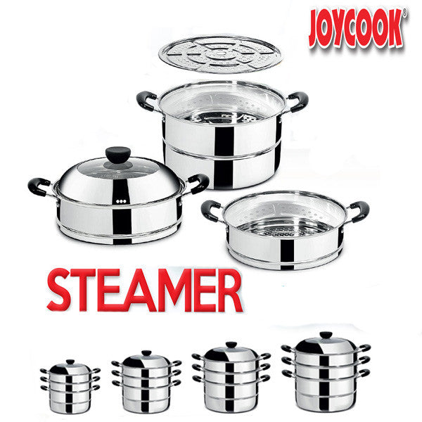 EDCSS3032  -  32CM JOYCOOK STAINLESS STEEL MULTI STEAMER 

 