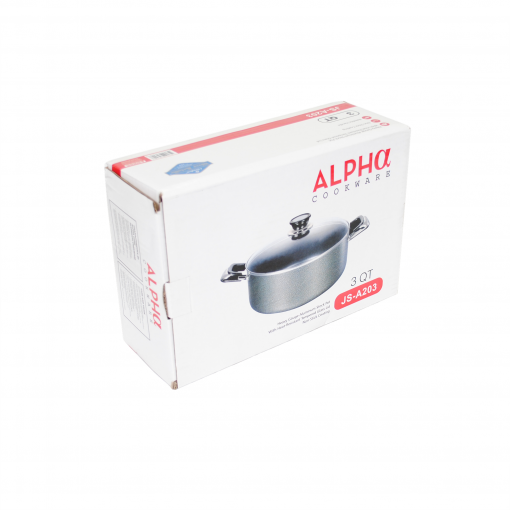 Alpha Aluminum Nonstick Pots 3QT