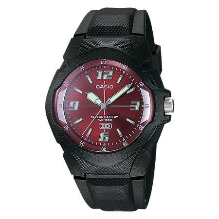 CASIO Men's MW600F-4AV Black Sport Watch