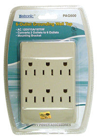 PAG600-6 Outlet Grounding Adapter