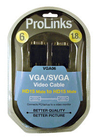 VGA06-6ft. VGA/SVGA Cable