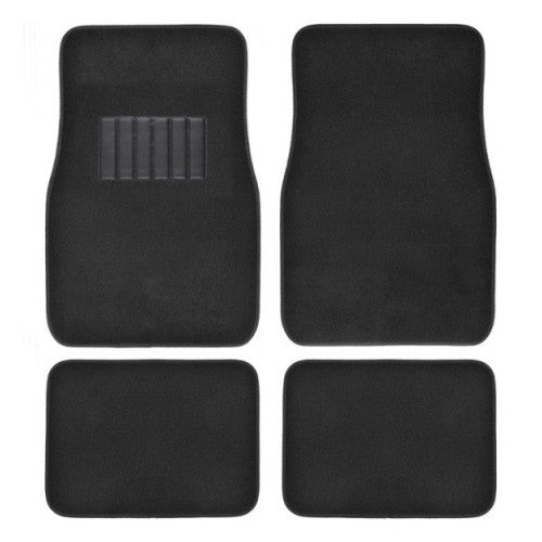 Auto Carpet Mats 4pcs  BLACK