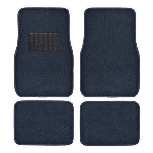 Metro Auto Carpet Mats 4pcs  BLUE