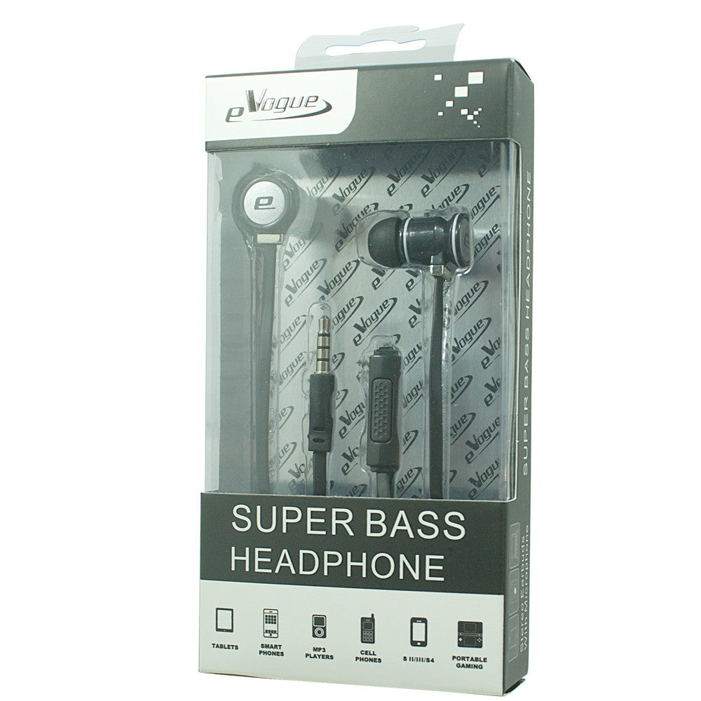 001 SUPER BASS HEADPHONE (BLACK / WHITE)