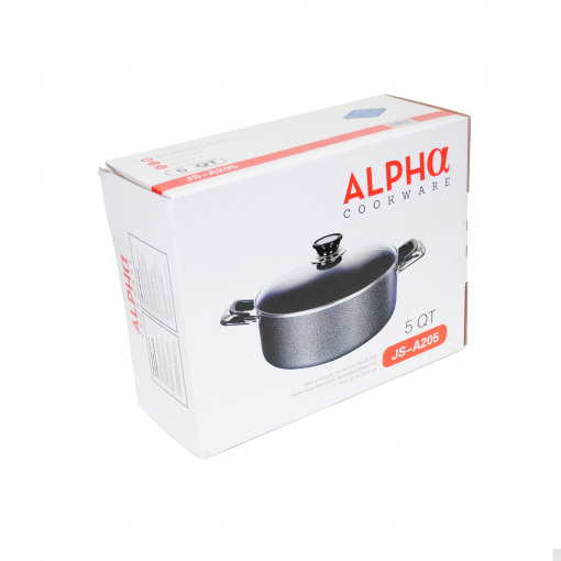 Alpha Aluminum Nonstick Pots 5QT