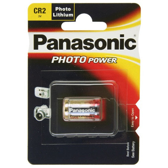 Panasonic CR2, CR-2, CR2EP Photo Power Lithium battery, 850mAh