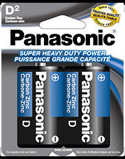 PANASONIC SIZE D 2PACK BATTERY 