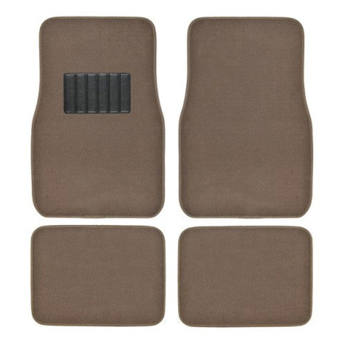 Metro Auto Carpet Mats 4pcs  BROWN