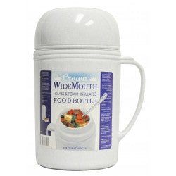 0.5 Liter Wide Mouth Glass Vacuum Food Thermo in Gray (RAZ05)