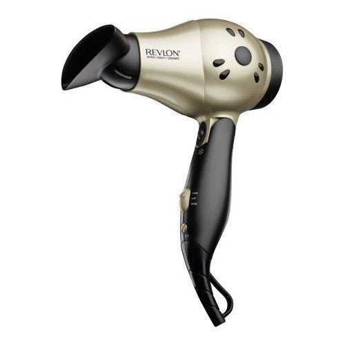 Revlon 1875 Watt Folding Handle Travel Hair Dryer, Champagne